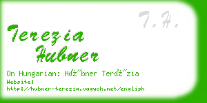 terezia hubner business card